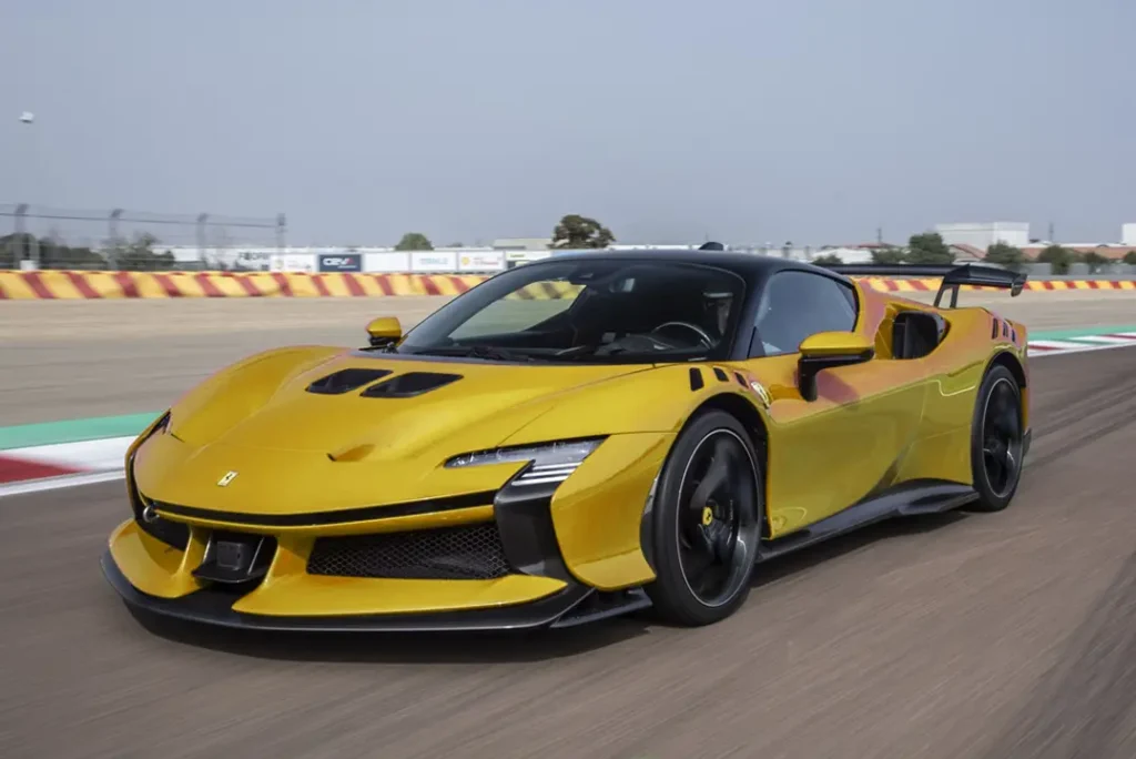 yellow colour Ferrari-SF90 Cars With The Highest Horsepower