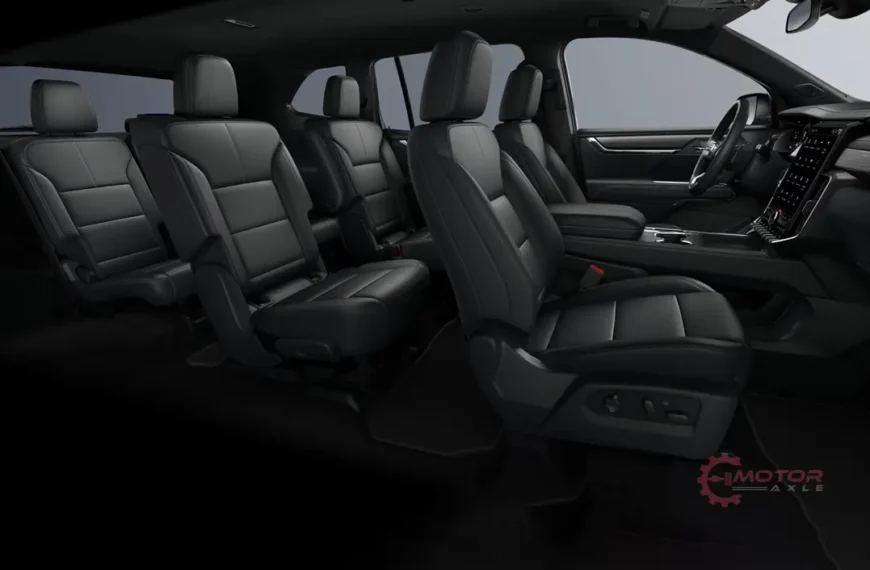 SUV with captain seats and third row