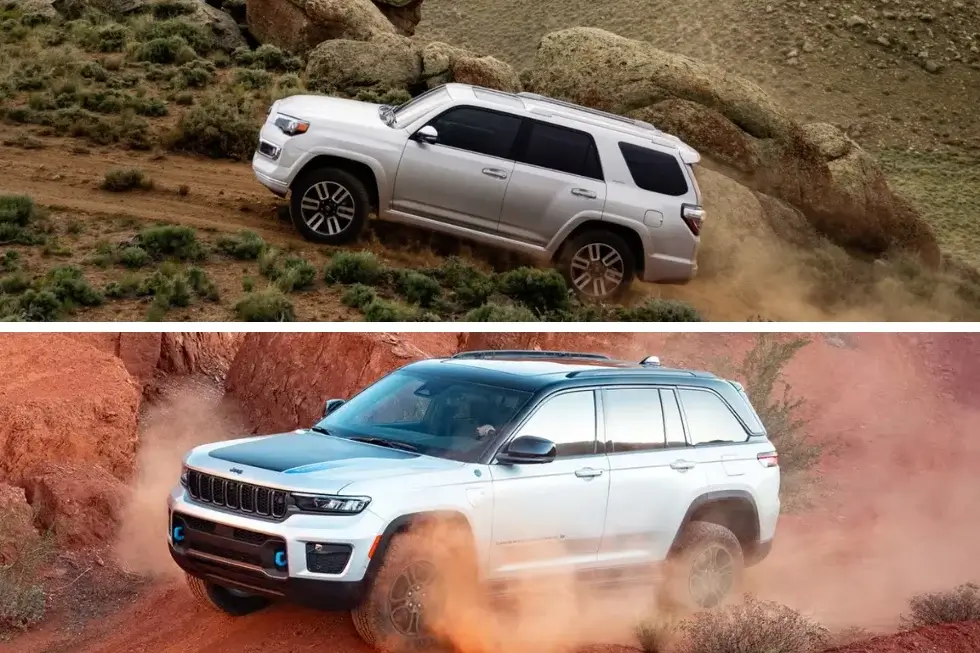 Toyota 4Runner vs Jeep Grand Cherokee Exterior And Design Comparison