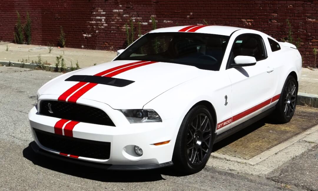 2011 Ford Shelby GT500 makes 550 hp and 510 lb-ft of torque under 30k