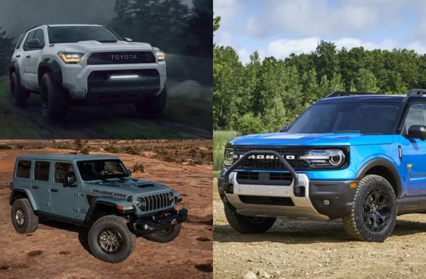 Toyota 4runner vs jeep wrangler vs ford bronco