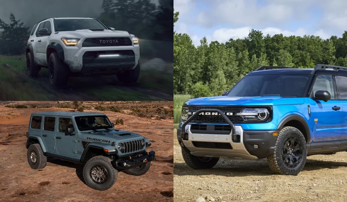 Toyota 4runner vs jeep wrangler vs ford bronco