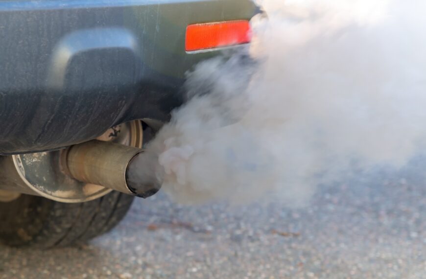 white smoke from exhaust on startup then goes away - 1