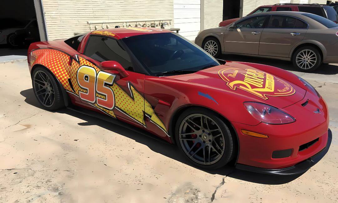 Chevrolet Corvette C6 Lightning McQueen