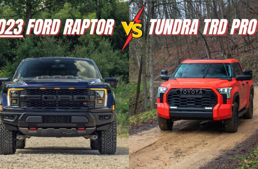 Ford Raptor 2023 vs Toyota Tundra TRD Pro 2023