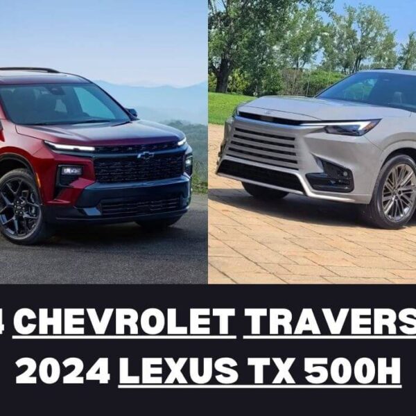 2024 Chevrolet Traverse vs 2024 Lexus TX 500h