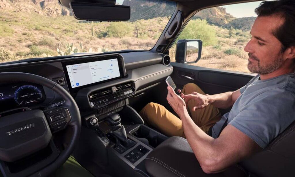 2025 Toyota land cruiser Interior view