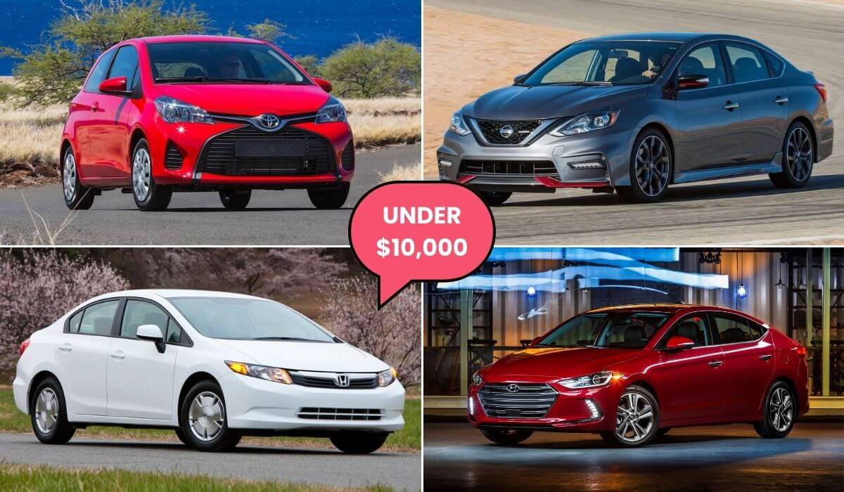 10 student-friendly cars under $10,000, combining reliability, style, and affordability."