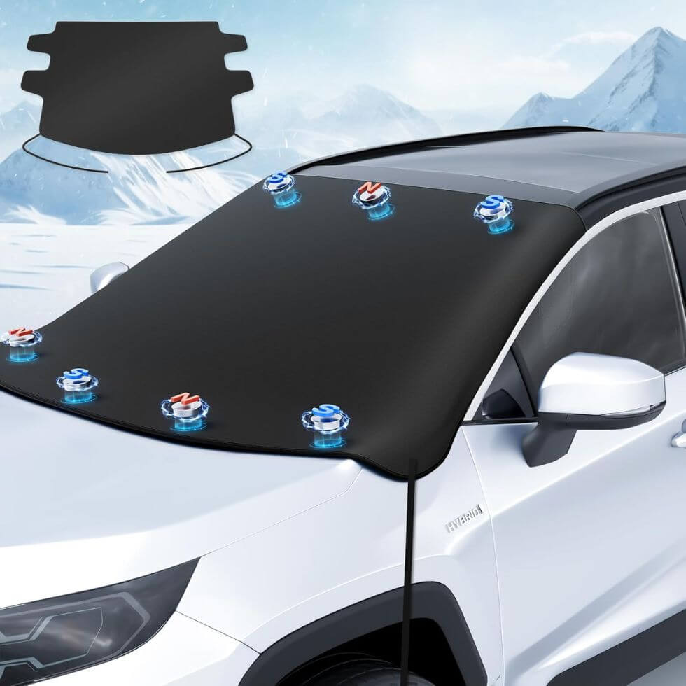 Wigoo Store 2025 Upgrade Car Windshield Snow Cover