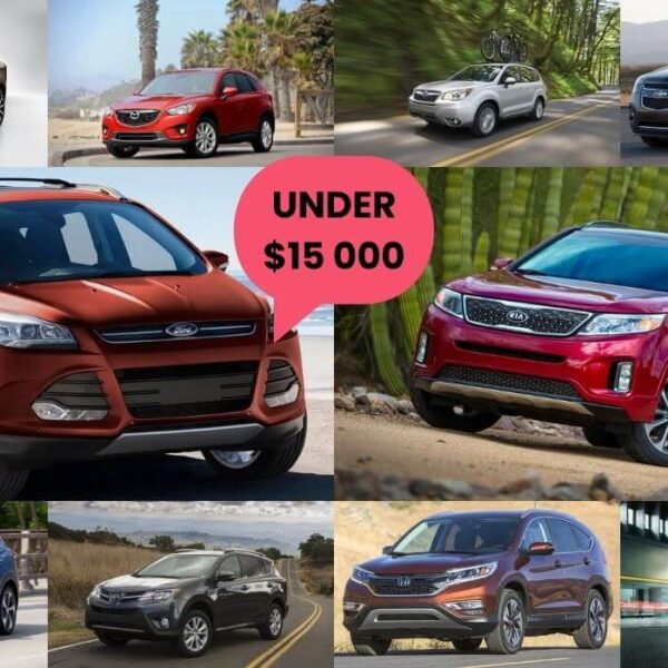 Best Used SUVs Under $15,000