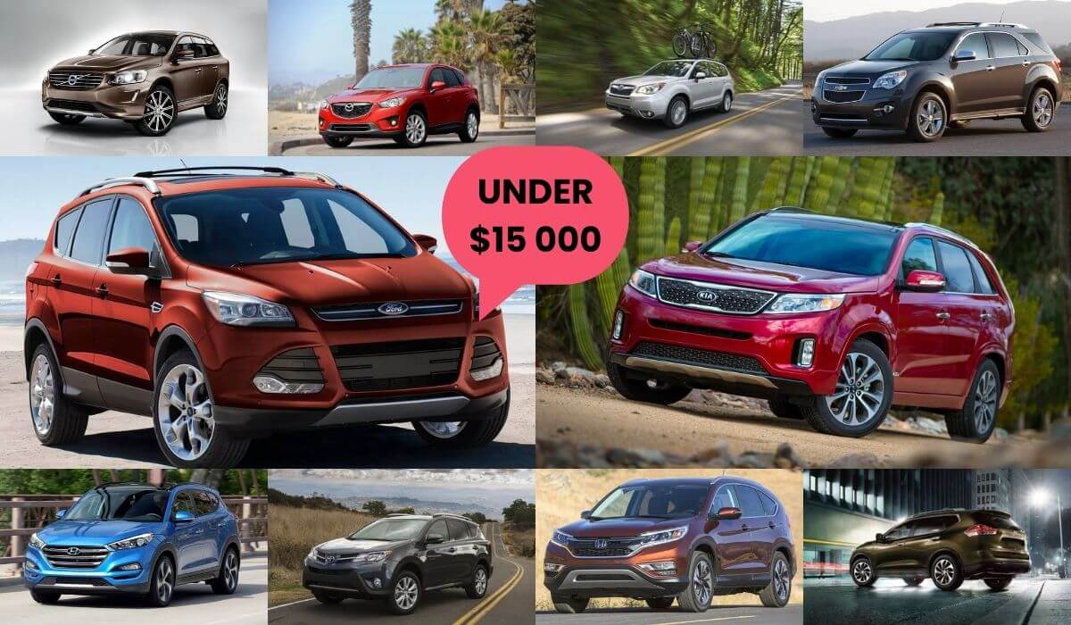 Best Used SUVs Under $15,000