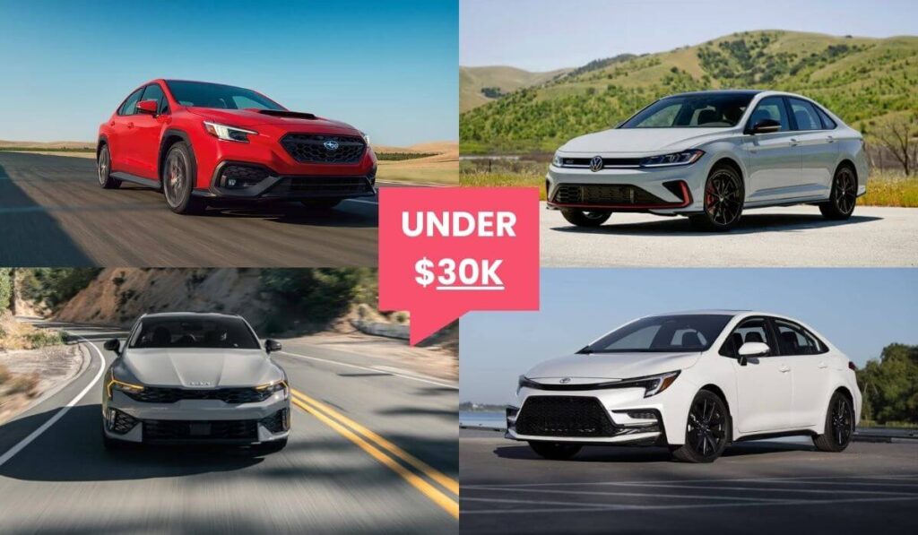 Best Sporty Sedans Under $30K