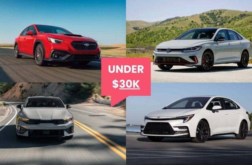 Best Sporty Sedans Under $30K