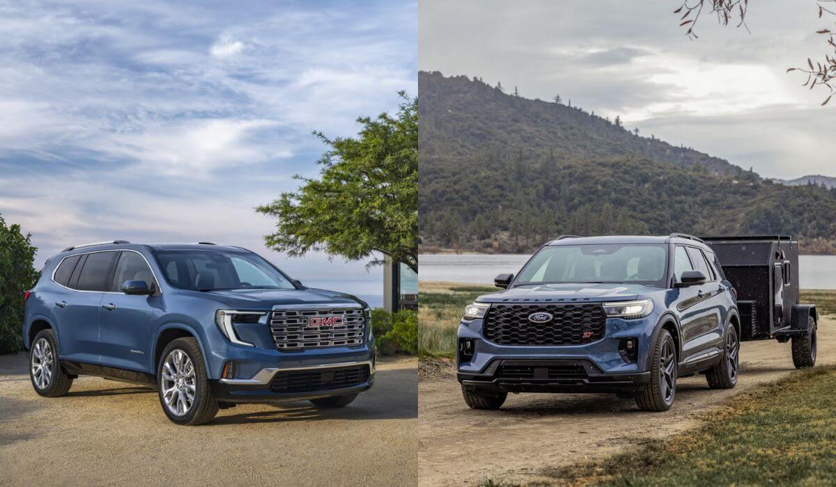 2025 GMC Acadia vs. 2025 Ford Explorer