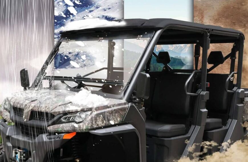 CFMOTO UForce 1000/XL Flip Windshield