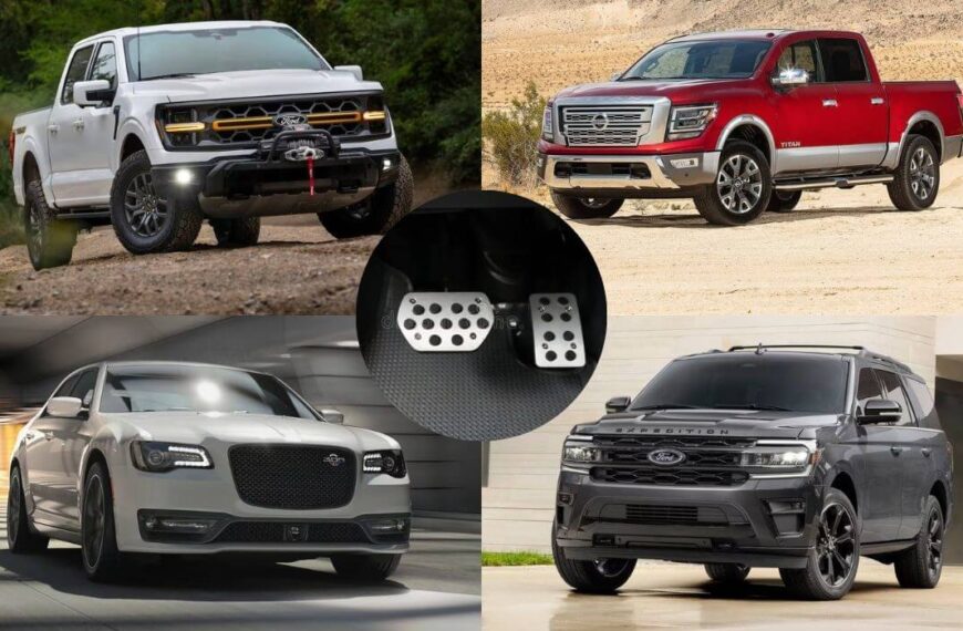 cars suvs with adjustable pedals