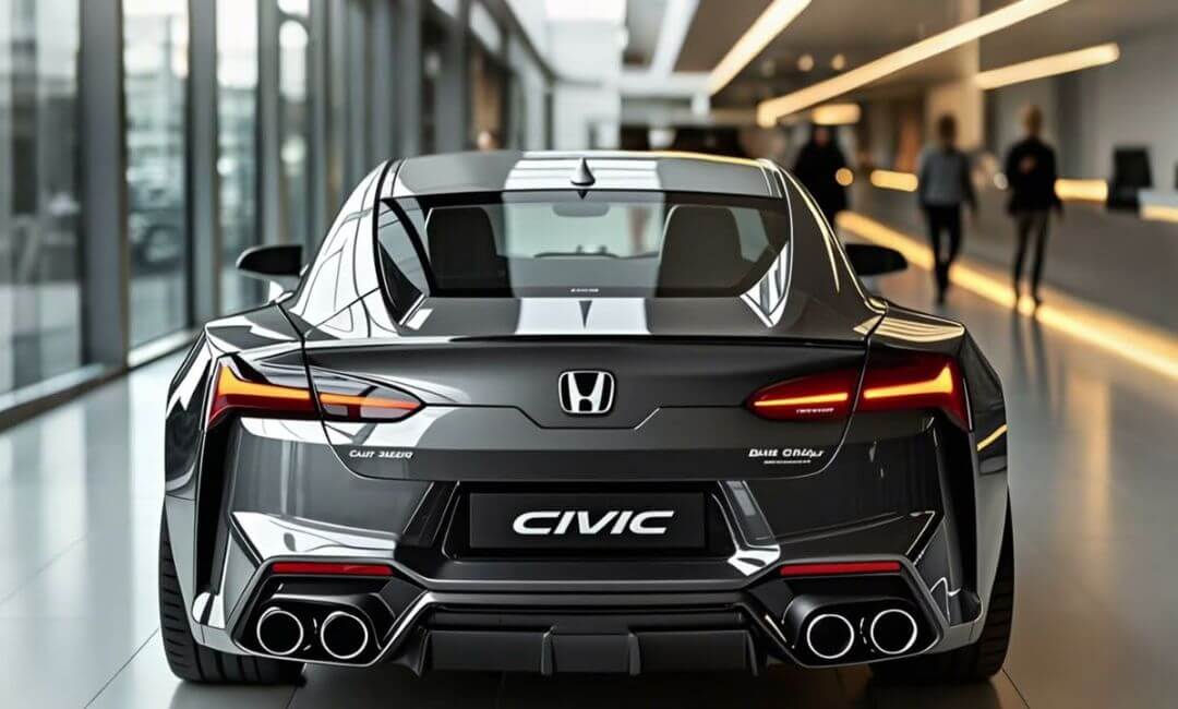 2026 honda civic digital render back profile