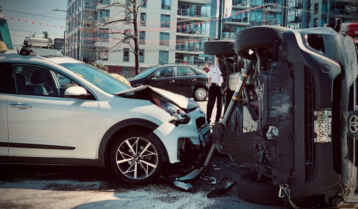 car crash automobile traffic accident