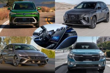 cars with big screens under $30k
