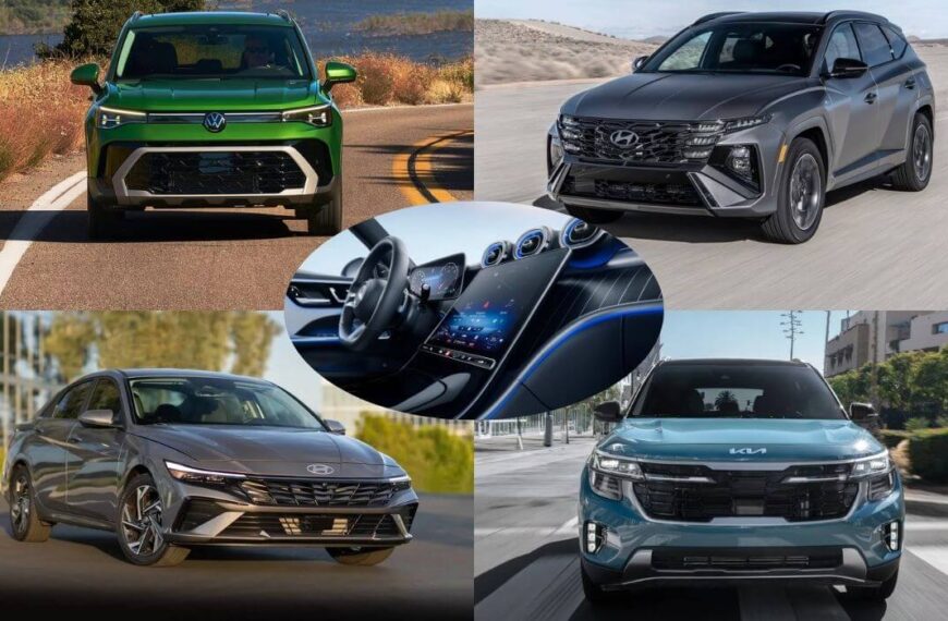 cars with big screens under $30k