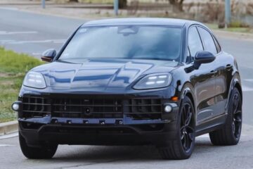 2027 Porsche Cayenne coupe facelift spy shots