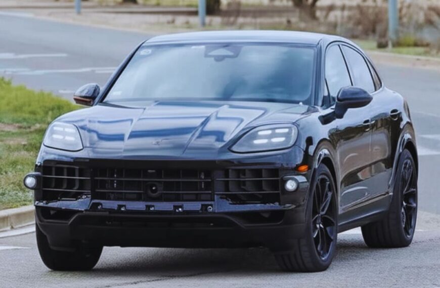 2027 Porsche Cayenne coupe facelift spy shots