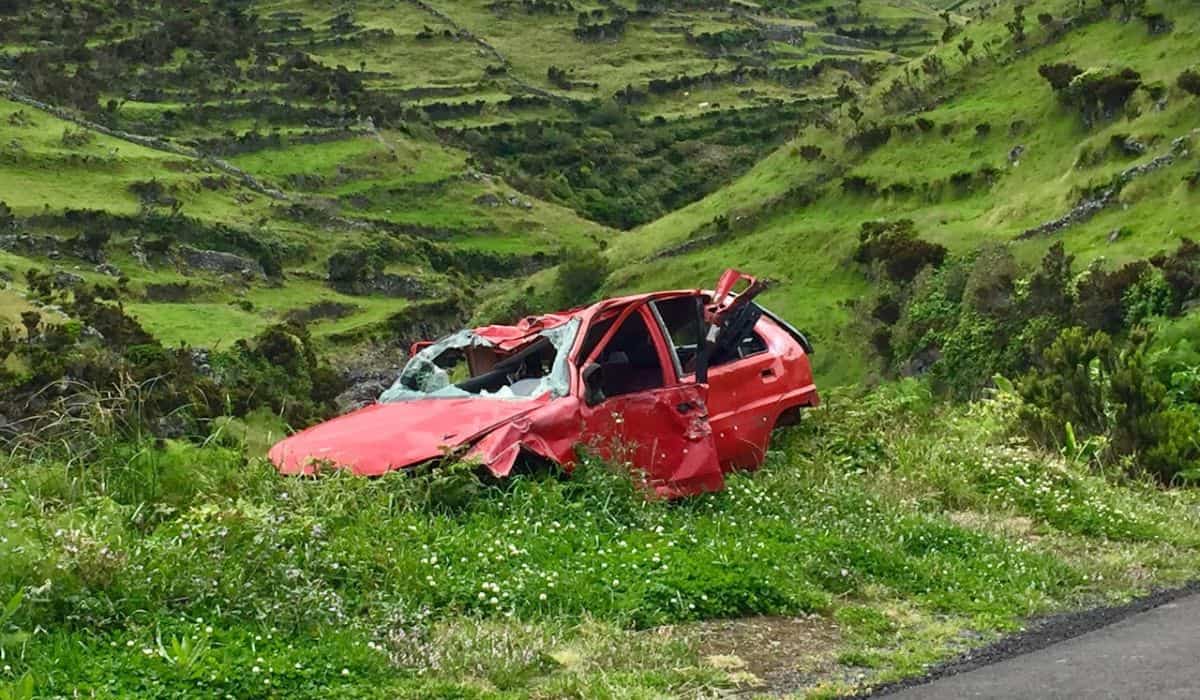 Broken Car Accident