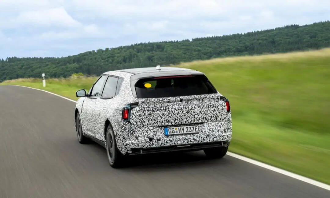 Kia EV4 during road testing