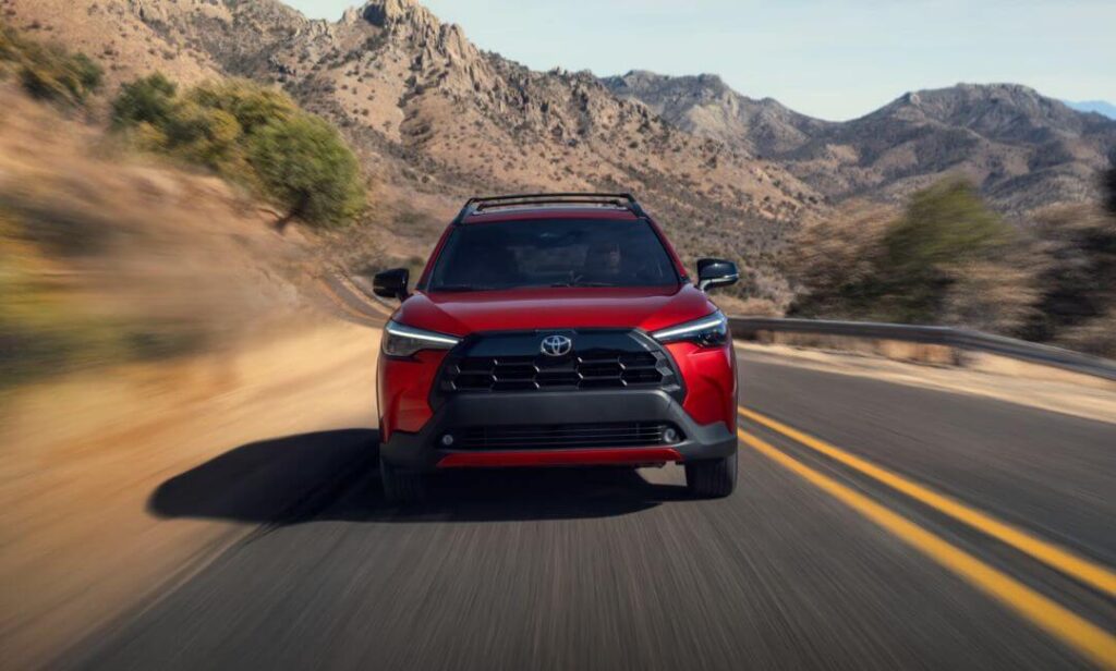 2025 Toyota Corolla Cross Hybrid SUV with 45 MPG and AWD capability