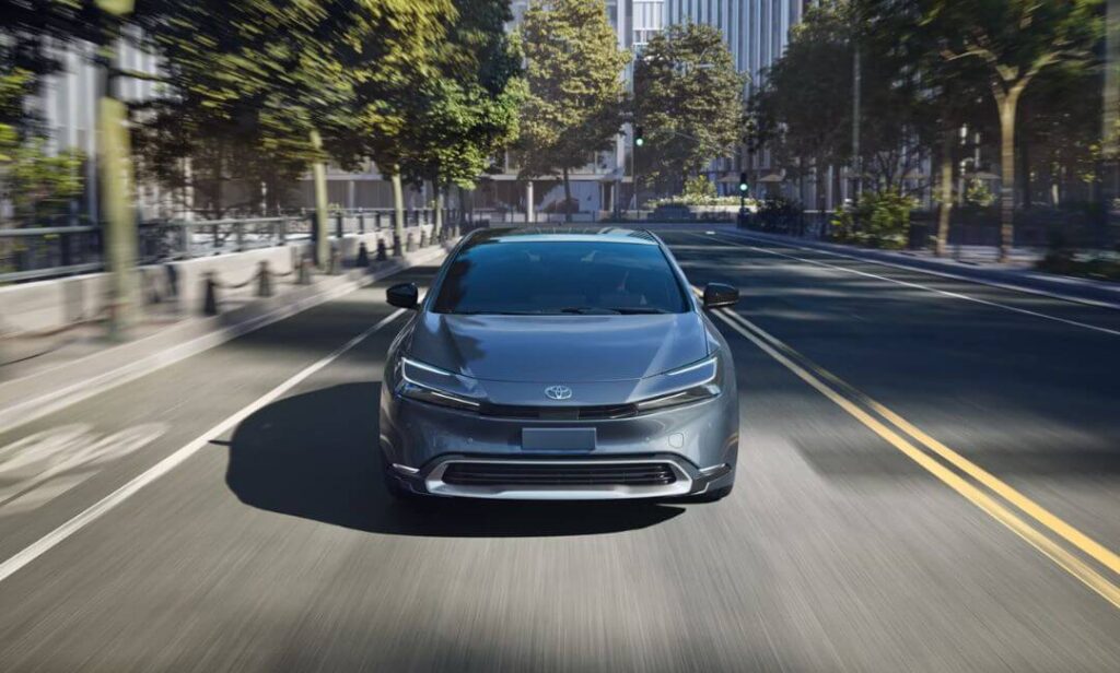 2025 Toyota Prius Prime plug-in hybrid with 45 mile electric range and hybrid mode