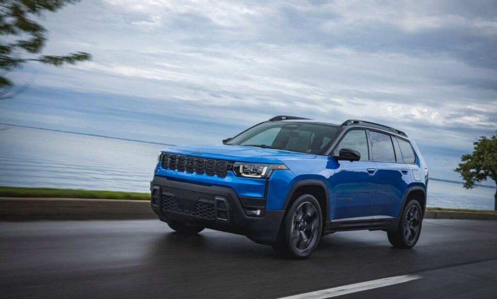 2026 Jeep Cherokee front three-quarter view