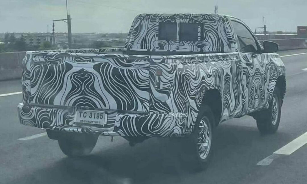 2026 Toyota HiLux single-cab spied