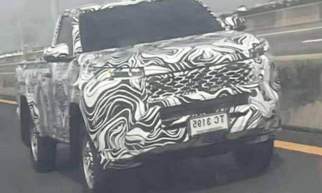 2026 Toyota HiLux single-cab spied