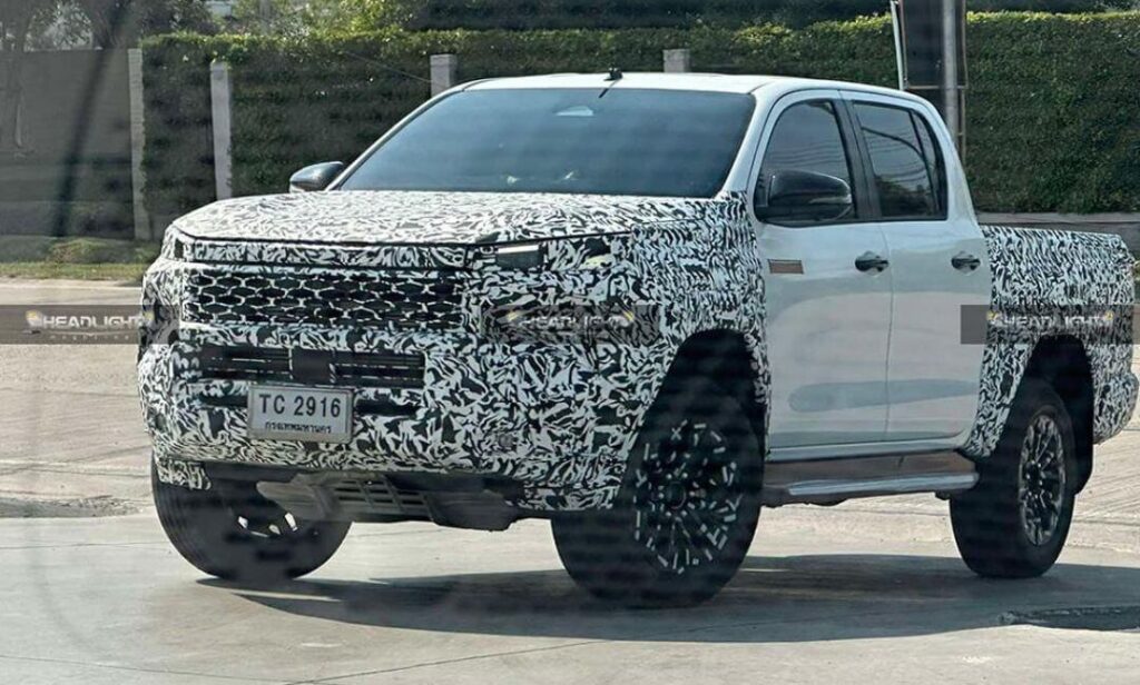 2026 Toyota HiLux single-cab spied