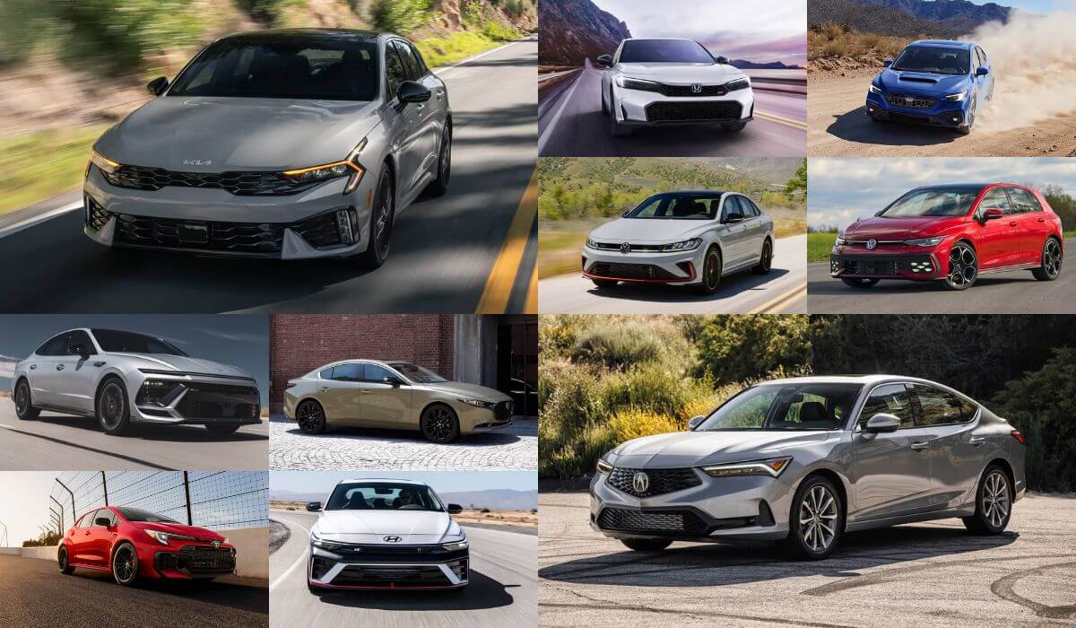 List of Top 10 4-door sports cars under $40,000 in 2025