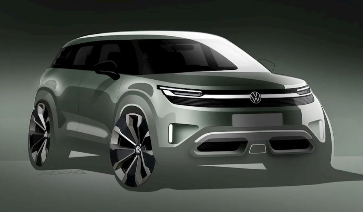 volkswagen electric crossover teaser